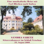 Sandra Saretz - Gitarrenkonzert im Schloß Vetschau