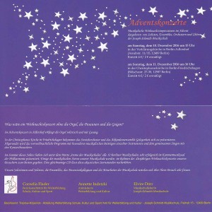 Adventskonzerte 2016