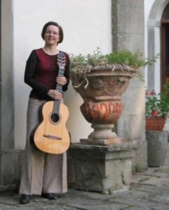 Sandra in der Villa Grassina
